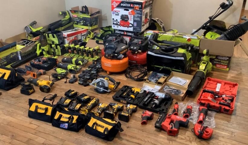 Pallet of Ryobi tools for sale